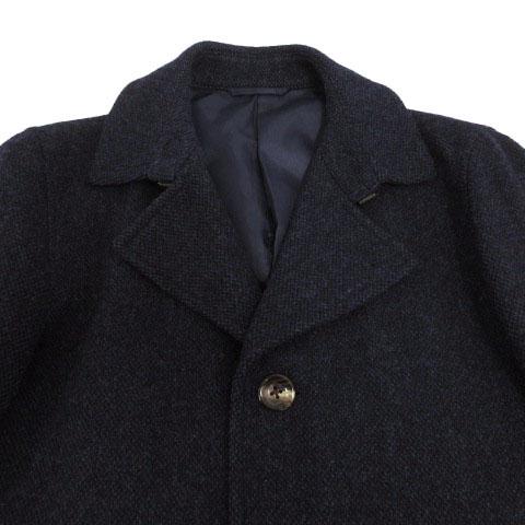 新品未使用！タグ付き！COMME CA MEN ハーフコート！ネイビーサイズM！ コムサメン COMME CA MEN ツイードハーフコート 07-10WW10 コンバー