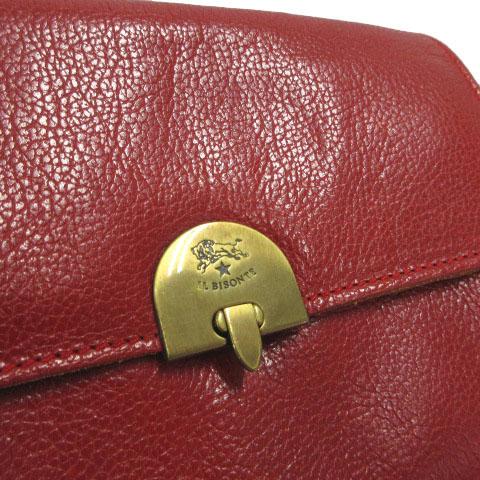IL BISONTE イルビゾンテ ポシェット ミニショルダーバッグ レザー  
