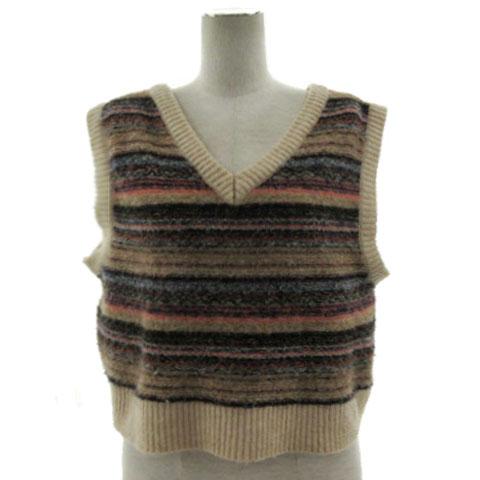 niko and…（ニコアンド） Niko and.. 洗える2WAYショートニットベスト