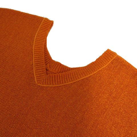 アイシービー iCB ニット Vネック 五分袖 ドルマンスリーブ調 オレンジ L レディース | ICB | 03