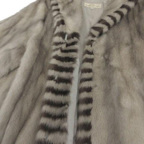 ファーグリーゼ Fur Griser サファイアミンク 毛皮 ハーフコート