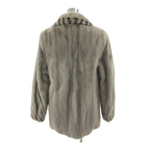 ファーグリーゼ Fur Griser サファイアミンク 毛皮 ハーフコート