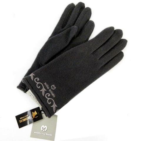 未使用品 ミラショーン mila schon カシミヤ手袋 グローブ ハイゲージ