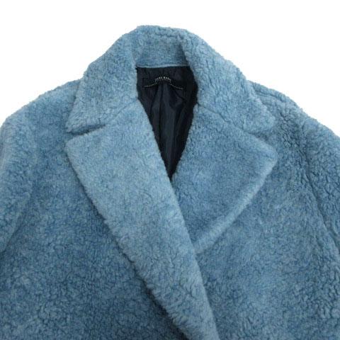 ザラ ベーシック ZARA BASIC ボアチェスターコート ダブル オーバー