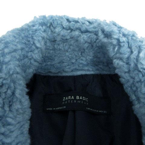 ザラ ベーシック ZARA BASIC ボアチェスターコート ダブル オーバー