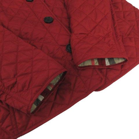 バーバリー　中綿キルティングジャケット　6Y BURBERRY（バーバリー） キルティングジャケット ステンカラー 裏地