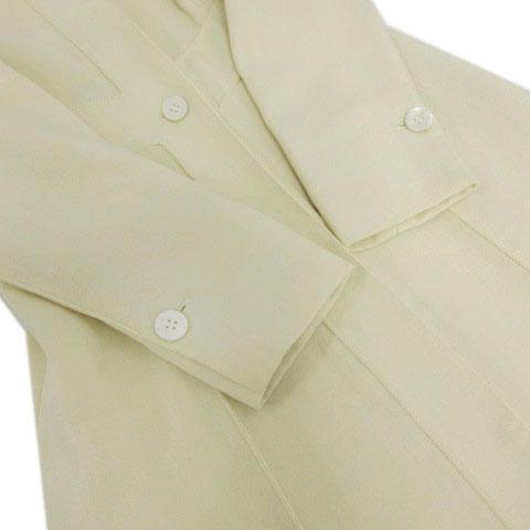 【中古】フェンディ FENDI コート ヴィンテージ ノーカラー イタリア製 ウール アイボリー 42 レディース フェンディ FENDI コート ヴィンテージ ノーカラー イタリア製 ウール