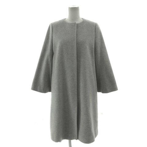 UNITED ARROWS UBCB ノーカラー ベルスリーブ コート　カシミヤ UNITED ARROWS（ユナイテッドアローズ） UNITED ARROWS UBCB ノー