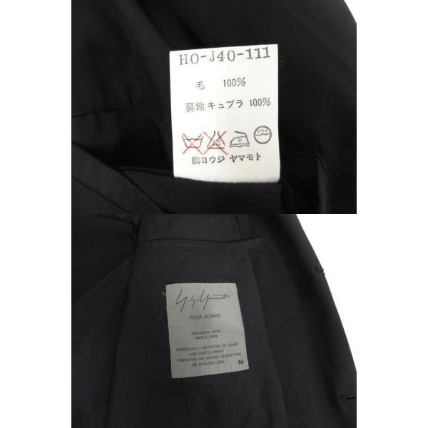 YOHJI YAMAMOTO POUR HOMME ジャケット HO-J40-111 袖 点字風イラスト