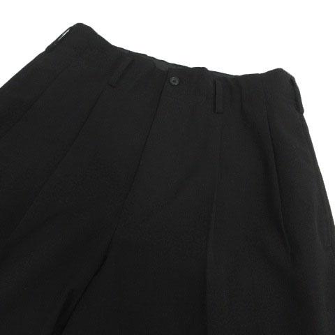 【中古】YOHJI YAMAMOTO POUR HOMME パンツ HT-P03-199 テーパード 00AW タック 日本製 ウール ブラック 黒 M メンズ ヨウジヤマモトプールオム YOHJI YAMAMOTO POUR HOMME パンツ HT-P03