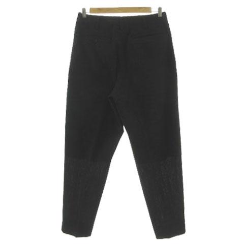 【中古】YOHJI YAMAMOTO POUR HOMME パンツ HT-P03-199 テーパード 00AW タック 日本製 ウール ブラック 黒 M メンズ ヨウジヤマモトプールオム YOHJI YAMAMOTO POUR HOMME パンツ HT-P03