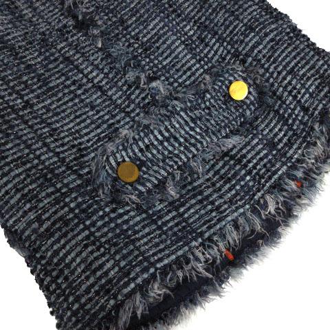 トリーバーチ TORY BURCH ツイードノーカラージャケット フォーマル 七