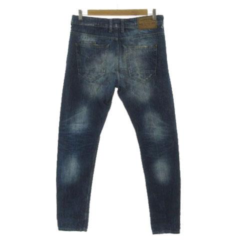 ザラマン ZARA MAN ジーンズ デニム テーパード ボタンフライ ユーズド 