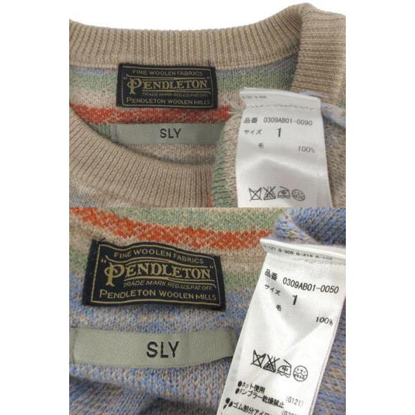 SLY（スライ） ペンデルトン セットアップ ミドルゲージTOPS ニット