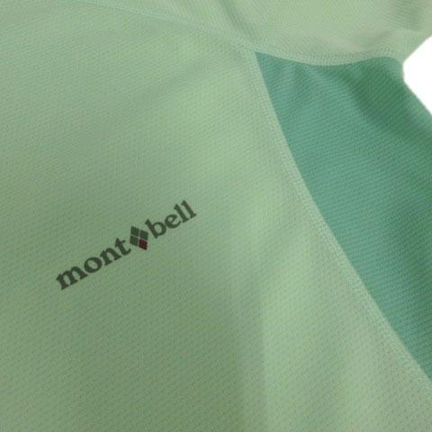 モンベル Montbell クールTシャツ 1104927 半袖 ロゴプリント ミント