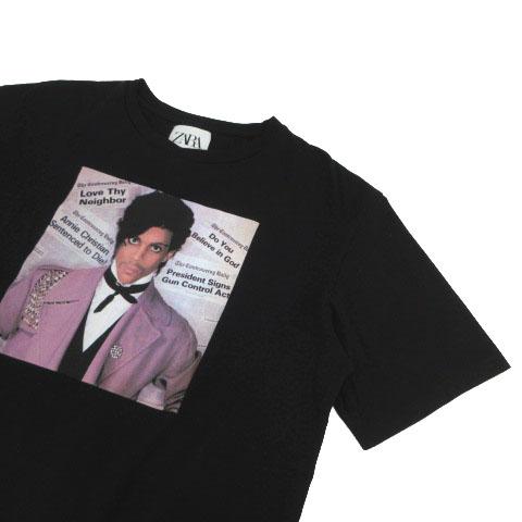 ZARA（ザラ） レア Tシャツ プリンス Prince プリント コットン 