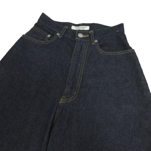 【中古】ビューティフルピープル beautiful people left hand twill work wide pants indigo 1315105023 日本製 青 32 ビューティフルピープル beautiful people left hand twill work wide