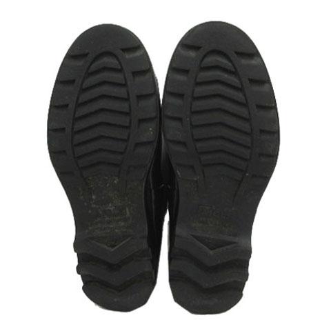 エーグル AIGLE ロングレインブーツ ラバーブーツ 長袖 ロゴ ブラック