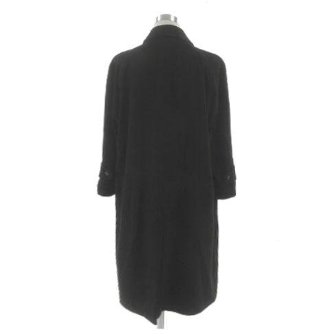 【新品未使用】カシミア100% コート ブラック 黒 9AR sankyo shokai（三京商会） カシミヤ 100％ ダブル ロング コート