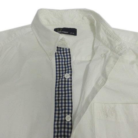 FRED PERRY（フレッドペリー） ギンガム トリム ボタンダウン シャツ