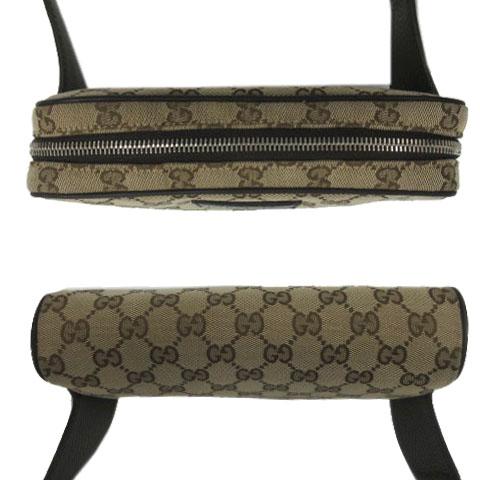 GUCCI ボディバッグ ベージュ/ブラウン GUCCI（グッチ） 449174 ボディバッグ ベージュ ブラウン 茶 クロス