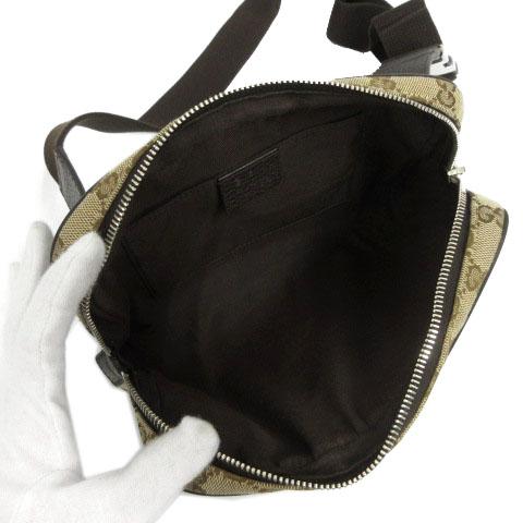 GUCCI（グッチ） GUCCI GGキャンバス ウエストバッグ ボディーバッグ