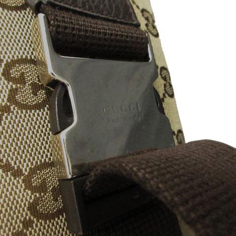 GUCCI（グッチ） GUCCI GGキャンバス ウエストバッグ ボディーバッグ