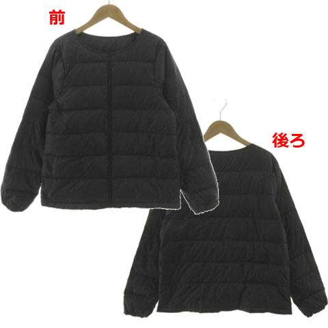 【中古】OZOC インナーダウン付き中綿モッズコート インナーダウンジャケット単独使用可能 ファー カーキ 38 オゾック OZOC インナーダウン付き中綿モッズコート インナーダウン