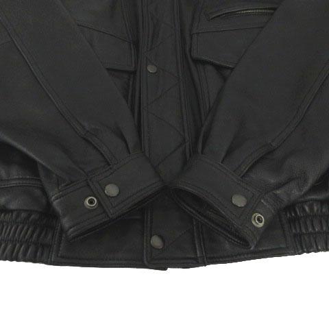 フリーダム FREEDOM 羊革 レザージャケット 革ジャン ステンカラー 胸