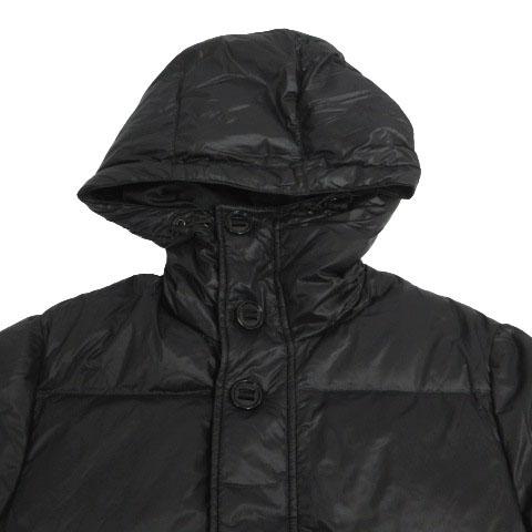 【中古】ヴァンキッシュ VANQUISH フードダウンジャケット VJJ2173 ダブルジップ ダウン80％ ブラック 黒 M ヴァンキッシュ VANQUISH フードダウンジャケット VJJ2173 ダブル