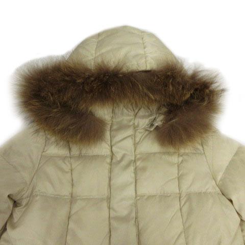 クイーンズコート QUEENS COURT ラクーンファー ダウンコート 2204