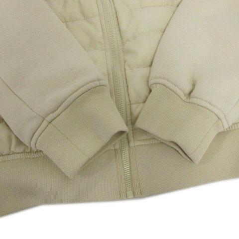 ZARA（ザラ） コンビキルティングジャケット フード付き 中綿入り