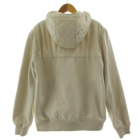 ZARA（ザラ） コンビキルティングジャケット フード付き 中綿入り