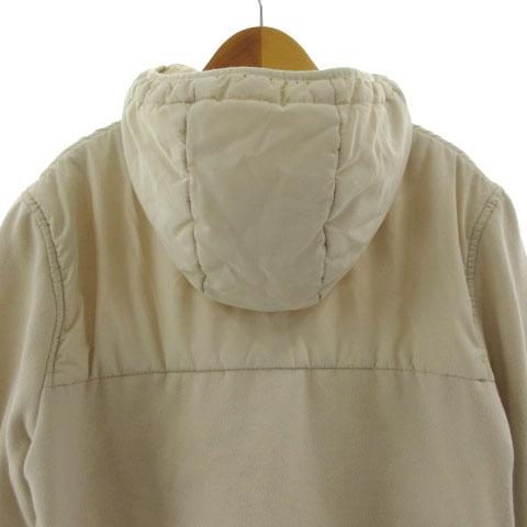 ZARA（ザラ） コンビキルティングジャケット フード付き 中綿入り