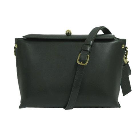 【中古】ポティオール POTIOR PICK MINI ISO-0148 ショルダーバッグ チャーム イタリア製レザー グリーン系 深緑 ポティオール POTIOR ピックミニ PICK MINI ISO-0148 ショルダーバッグ