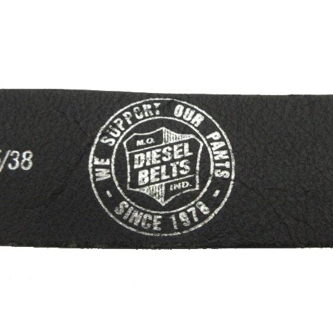 DIESEL（ディーゼル） ロゴ ベルト レザー 型押し OOCCJB イタリア製