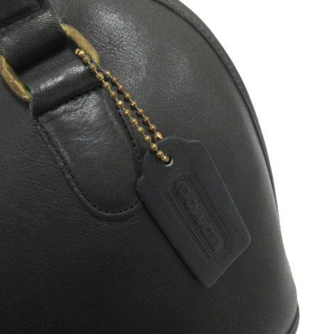 【中古】コーチ COACH 希少 オールドコーチ ハンドバッグ ミニハンドバッグ 9959 ロゴチャーム レザー ブラック系 COACH（コーチ） 希少 オールドコーチ ハンドバッグ ミニハンドバッグ