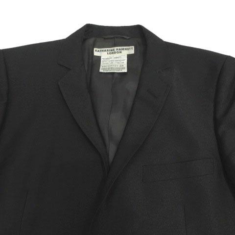 KATHARINE HAMNETT LONDON ツイードウールジャケット キャサリンハムネットロンドン KATHARINE HAMNETT LONDON ジャケット