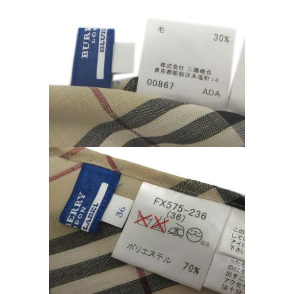 BURBERRY BLUE LABEL（バーバリーブルーレーベル） ノバチェック 巻き