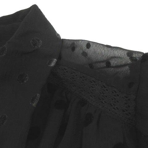 ZARA（ザラ） ドット ティアードロングワンピース 7200/223/800