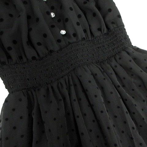 ZARA（ザラ） ドット ティアードロングワンピース 7200/223/800