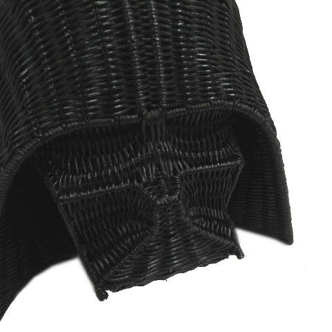 未使用品 アコモデ ACCOMMODE スターウォーズ STAR WARS ダースベイダー SW-KS011 ラタンバッグ カゴバック ブラック シリアルNo.19/100_1
