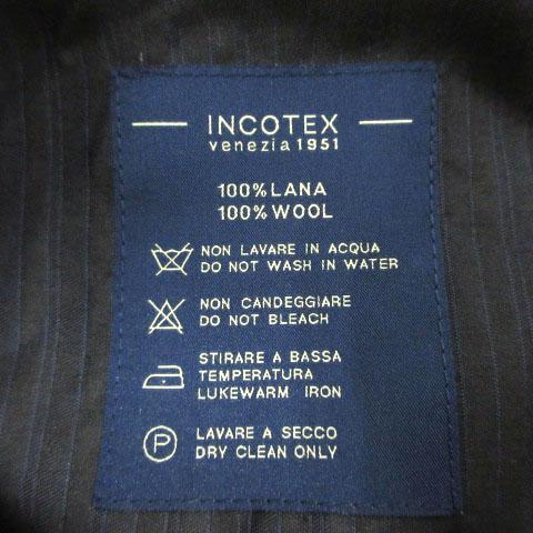 インコテックス INCOTEX パンツ 002-11 スラックス 裾ダブル
