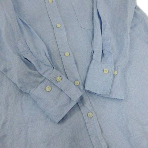 ZARA（ザラ） リネンシャツ 8372/034/403 胸ポケ 長袖 オーバーサイズ 