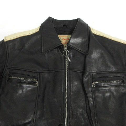ドライボーンズ Dry Bones レザージャケット ステンカラー 胸ポケ