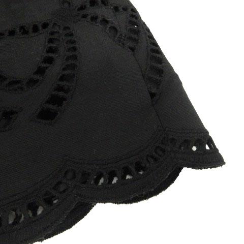 M’S GRACY 未使用 カッティング 総レース ボートネック リボン 38 エムズグレイシー M'S GRACY リボンレース刺繍 ワンピース ボート