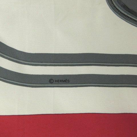 HERMES（エルメス） スカーフ カレ90 BRIDES DE GALA 式典用馬勒 ロゴ