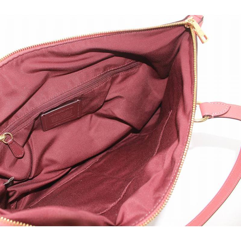 在庫限り Coach コーチ 中古 トートバッグ 古着 ベクトル レディース Tk ピンク レザー トートバッグ