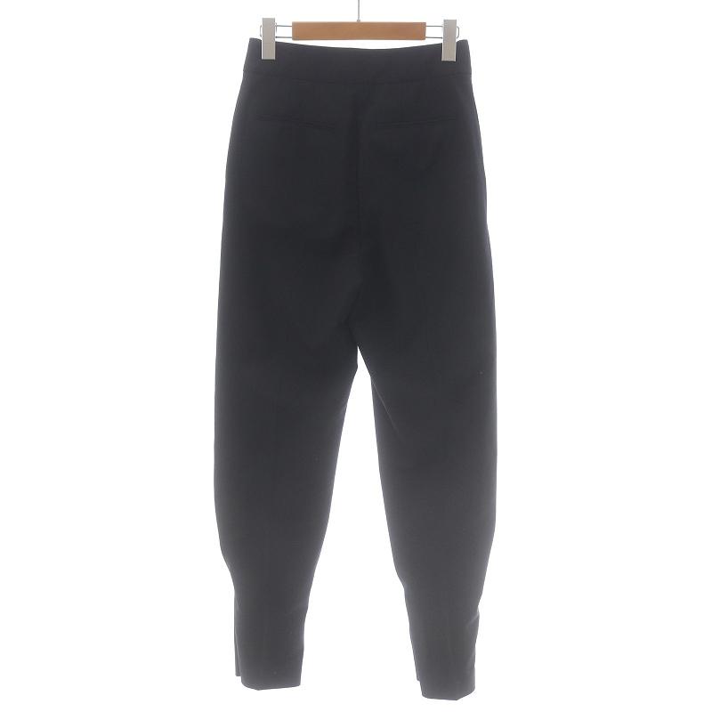 エレストリオフ ELE STOLYOF 20AW 裾デザインパンツ タック ウール 36  