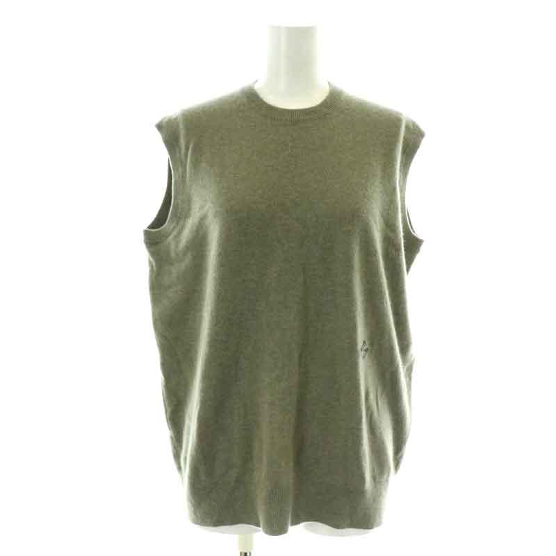 お値下げINSCRIRE Wool Short Vest-GRAY 完売